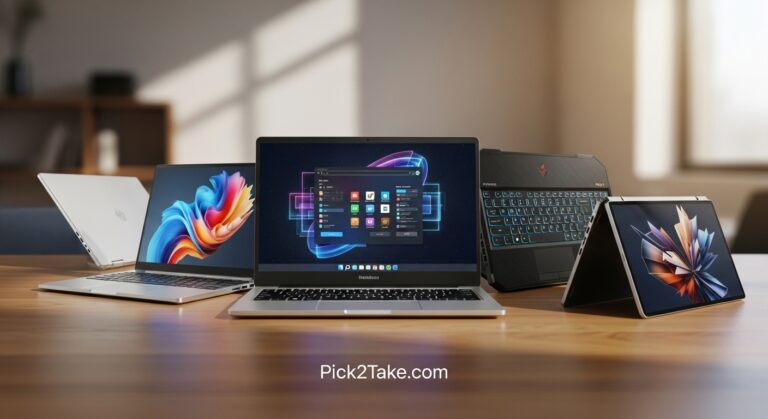 بيك تو تيك - Pick2Take - أفضل لابتوبات 2025 - مقارنة الأداء، البطارية، الشاشة، وتجربة الاستخدام | Pick2Take مقال أفضل لابتوبات 2025 - مقارنة الأداء، البطارية، الشاشة، وتجربة الاستخدام | Pick2Take