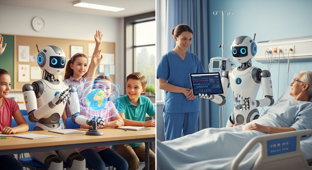 بيك 2 تيك - Pick2Take - الروبوتات الذكية ومستقبل الأتمتة- كيف سيُعيد الذكاء الصناعي رسم ملامح العالم في 2030 الروبوتات الذكية ومستقبل الأتمتة: كيف سيُعيد الذكاء الصناعي رسم ملامح العالم في 2030 | Pick2Take