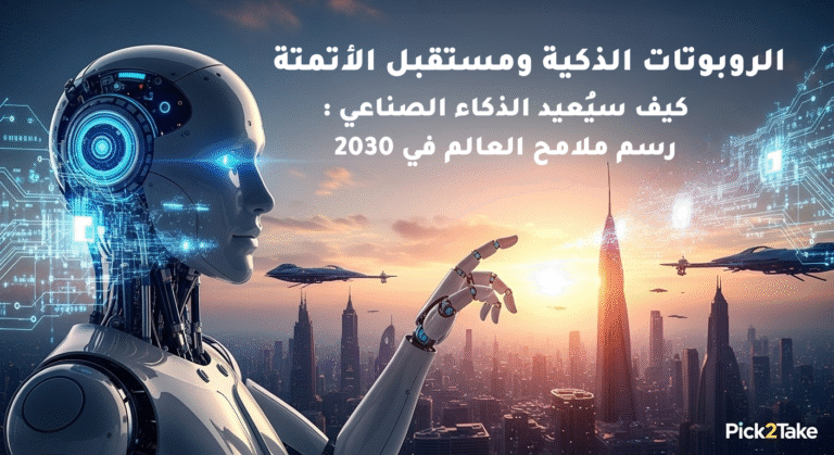 بيك تو تيك - Pick2Take - الروبوتات الذكية ومستقبل الأتمتة- كيف سيُعيد الذكاء الصناعي رسم ملامح العالم في 2030 مقال الروبوتات الذكية ومستقبل الأتمتة- كيف سيُعيد الذكاء الصناعي رسم ملامح العالم في 2030