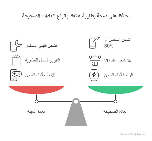 بيك 2 تيك - Pick2Take - لماذا تضعف بطارية الهاتف بسرعة ؟ الأسباب الحقيقية + حلول عملية فعّالة تضعف بطارية الهاتف